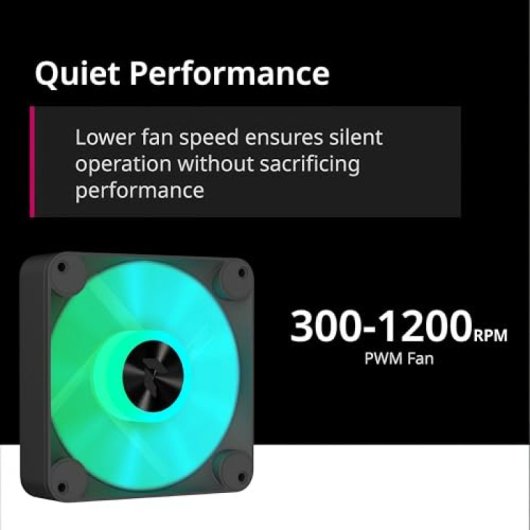 Ventilateur supplémentaire APNX FP1-RQ 120 mm 120PWM avec éclairage ARGB et haute efficacité