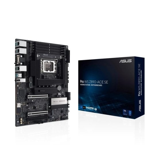 ASUS PRO WS Z890-ACE SE Motherboard ATX LGA1851 Z890 DDR5 Thunderbolt 4 4xM.2