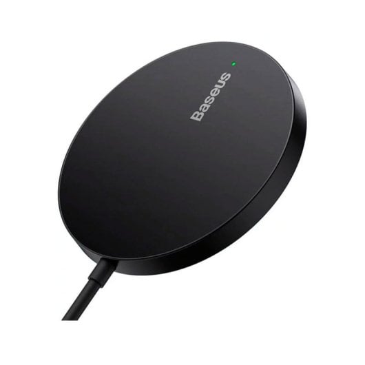 Cargador inalámbrico Baseus Simple Mini 3 15W Negro imanes N52 6,1mm rotación 360º