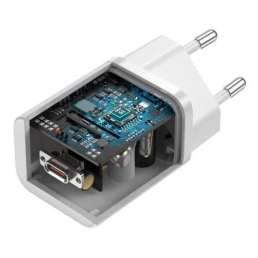 Baseus Super Si Caricabatterie rapido 1C 25W USB-C compatto bianco 51g