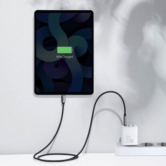 Cargador compacto Baseus CCXJ-E02 20W USB-C/USB-A carga rápida QC 3.0/PD 3.0 Blanco