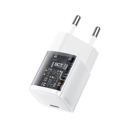 Baseus Cube Pro 1C 30W Caricabatterie Bianco GaN5 USB-C Ricarica Rapida e Sicurezza Extra