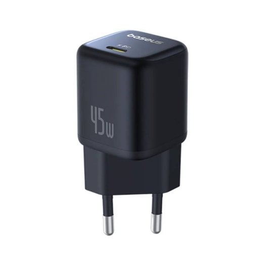 Adaptador de Corriente Baseus PicoGo GaN Ultra-Mini USB-C 45W Negro carga rápida