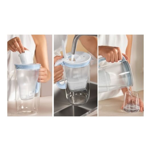 Jarro Brita Countertop MX Pro Pure 2.5L Blue/White Maxtra Apto Lavavajillas