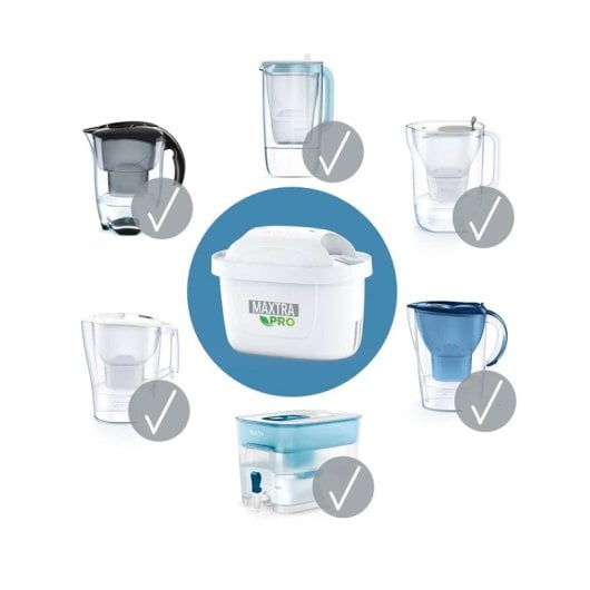 Brita Maxtra Pro Hard Water Expert Filter zur Reduzierung von Kalk und Schwermetallen in hartem Wasser
