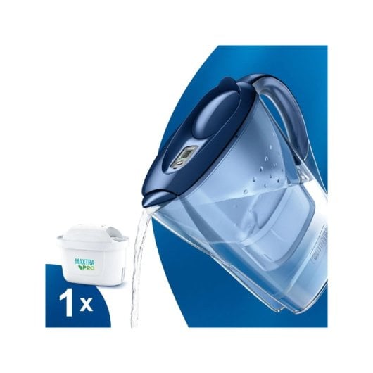 Carafe Brita Marella 2,4 L bleue Maxtra Pro avec filtre PP haute efficacité