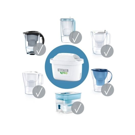 Filtre Brita Maxtra Pro Hard Water Expert, lot de 4, réduction avancée du calcium et des métaux