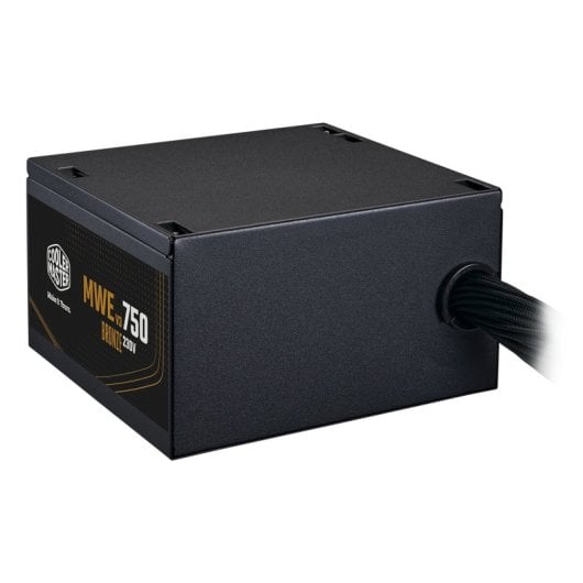 Alimentatore Cooler Master da 750 W con certificazione 80 Plus Bronze MWE Bronze 750 V3 Extra ventola silenziosa e cablaggio piatto