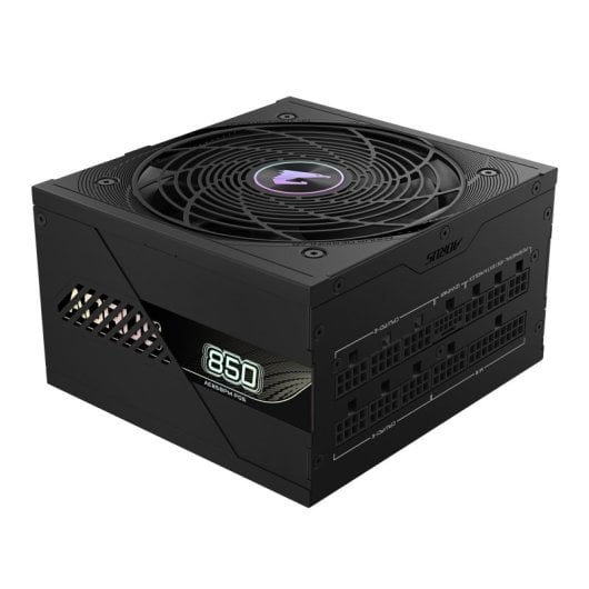 Fuente de Alimentación GIGABYTE 850W 80 PLUS Platinum AORUS ELITE P850W PCIe 5.0 Modular