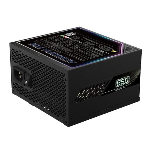 Fuente de Alimentación GIGABYTE 850W 80 PLUS Platinum AORUS ELITE P850W PCIe 5.0 Modular