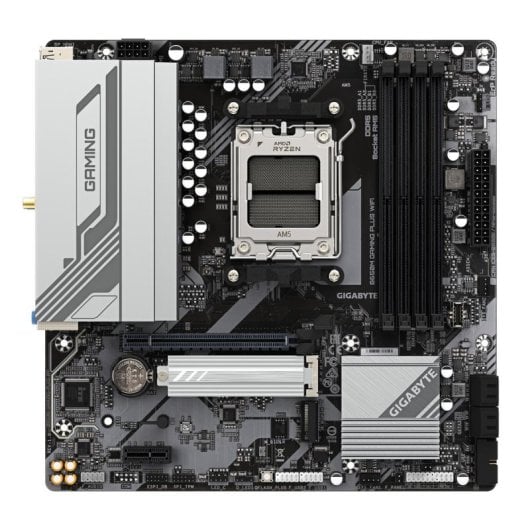 Gigabyte B650M GAMING PLUS WIFI Motherboard Micro-ATX B650 AMD AM5 DDR5 2xM.2 2.5GbE WiFi 6E Bluetooth 5.3