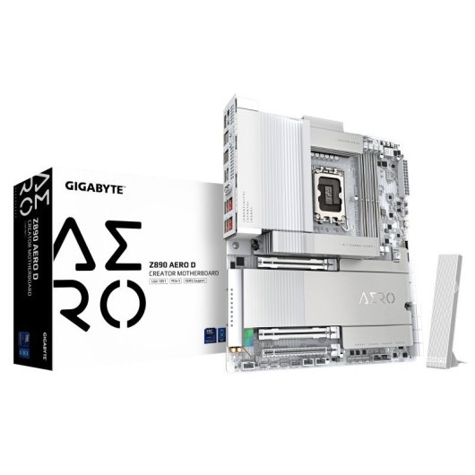 Carte mère Gigabyte Z890 LGA 1851 E-ATX AERO D DDR5 WiFi 7 Thunderbolt 5 10 Gb LAN