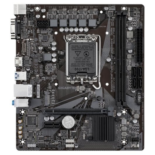 Carte mère Gigabyte H610M H V2 DDR5 LGA 1700 Micro-ATX M.2/SATA III 96 Go