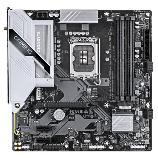 Scheda madre Gigabyte B760M Intel B760 LGA 1700 Micro ATX B760M GAMING PLUS WIFI DDR4 WiFi 6 2xM.2