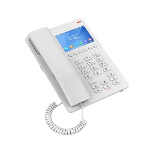 Grandstream GHP630W Telefono IP Wi-Fi 6 bianco 2 linee LCD da 3,5" 6 tasti programmabili