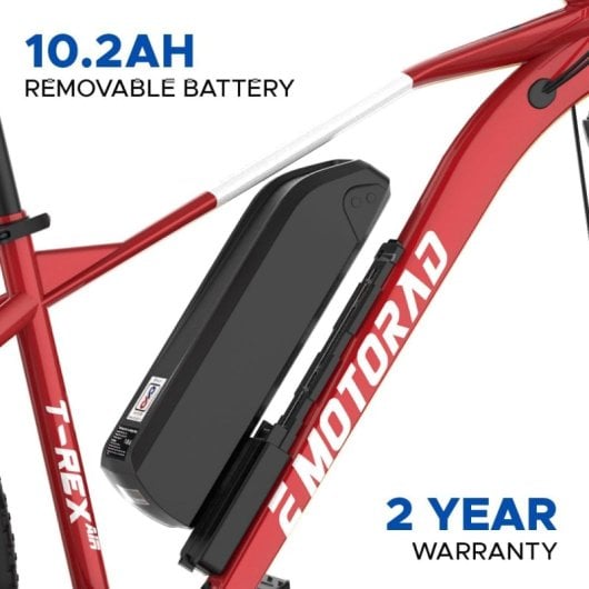 Bicicleta eléctrica EMotorad T-Rex Air 29” 250W 65km LCD Shimano Suspensión Disco