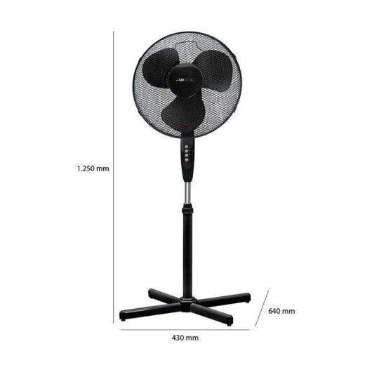 Ventilateur Clatronic VL 3603 S sur pied oscillant 40 cm 45 W métal
