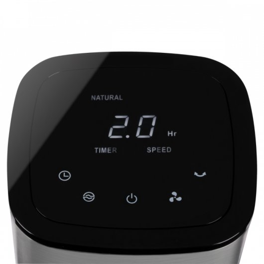 Ventilador de torre ProfiCook PC-TVL 3068 50W Inox 3 velocidades controlo LED silencioso