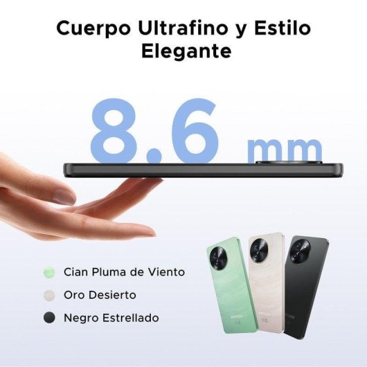 Doogee Note 59 Pro 5G 256GB 8GB 6,75" Noir NFC