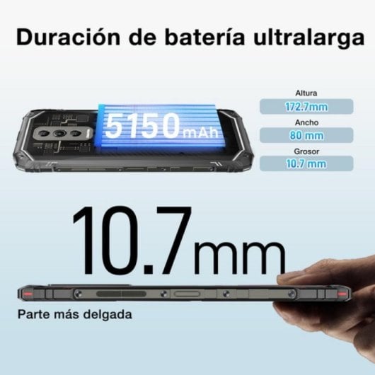 Smartphone Doogee Blade10 Ultra 20GB 256GB 6,56'' 5180mAh IP68/69K 50MP NFC Dual SIM
