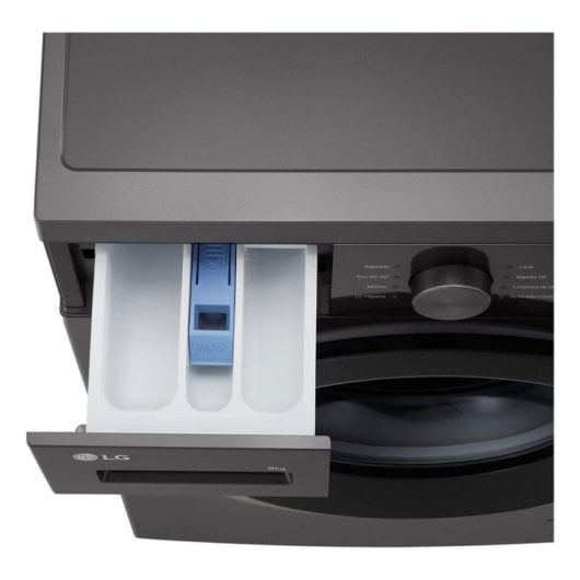 Máquina de Lavar Roupa LG Série 100 F4A10S8NDK Carga Frontal 8 kg 1400 rpm A Grafite