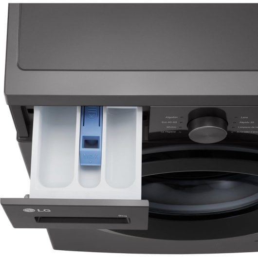 Lavadora LG F4A10S8NDK Carga Frontal 8Kg 1400rpm 8 Programas A Grafito