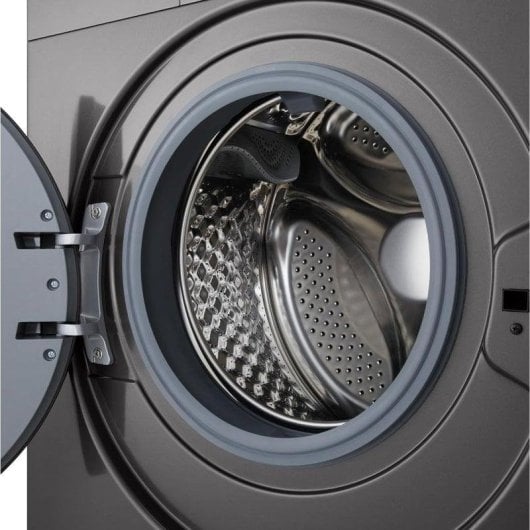 Máquina de Lavar Roupa LG Série 100 F4A10S8NDK Carga Frontal 8 kg 1400 rpm A Grafite