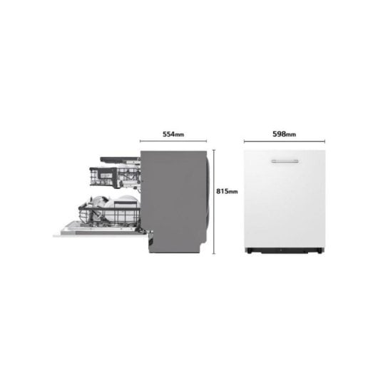 Lavavajillas LG DB597TXS Completamente Integrado 14 Cubiertos Wi-Fi A
