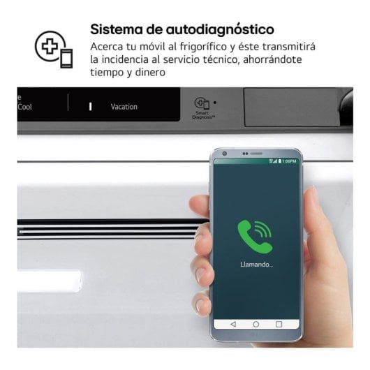 Frigorifero LG Combi Inverter LinearCooling 203cm 277L D Acciaio Inox Anti-impronta LED