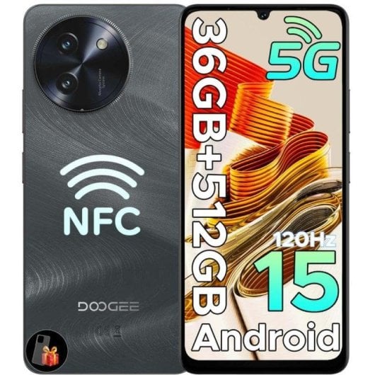 Doogee Note59 Pro Plus 5G 12GB 512GB 6.75" Schwarz