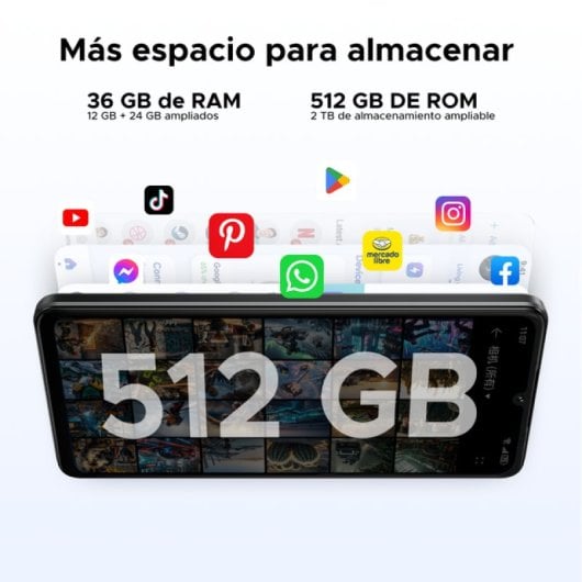 Doogee Note59 Pro+ 36 Go 512 Go 5G Android 15 120 Hz Écran Ultra Batterie NFC