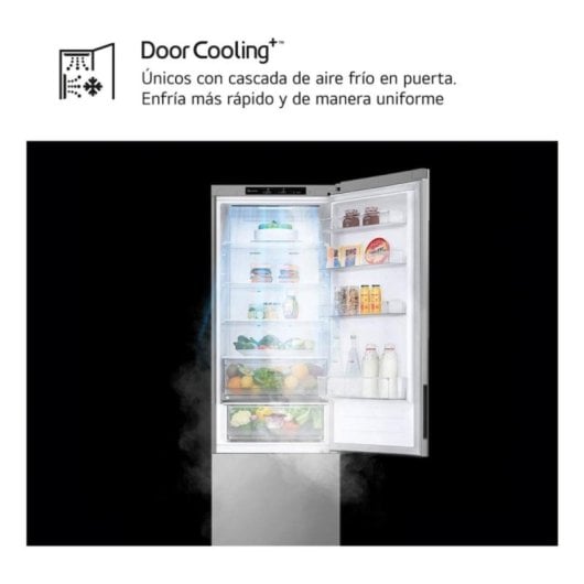 Frigorífico LG GBV21NCDPY 344L Inox DoorCooling+ LinearCooling™ Clase D LED
