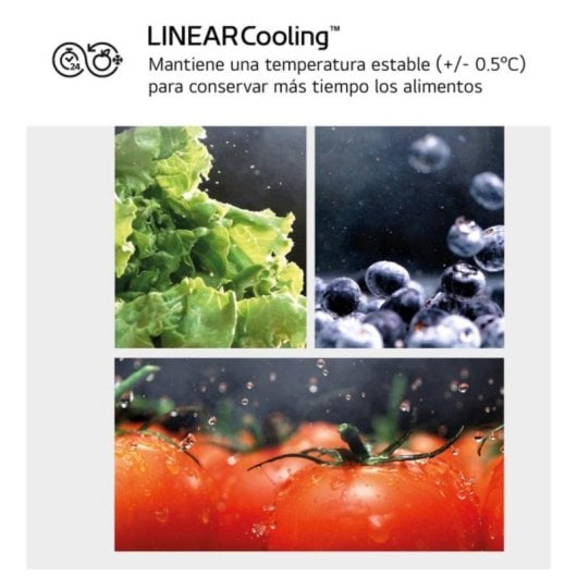 Frigorífico LG GBV21NCDPY 344L Inox DoorCooling+ LinearCooling™ Clase D LED