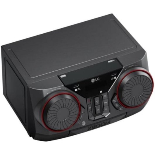 Microset LG CK43N XBOOM 300W RMS Bluetooth USB Aux TV Zwart