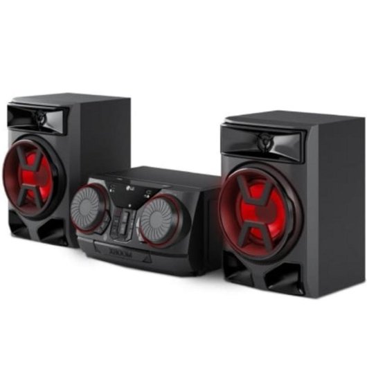 Microset LG CK43N XBOOM 300W RMS Bluetooth USB Aux TV Zwart