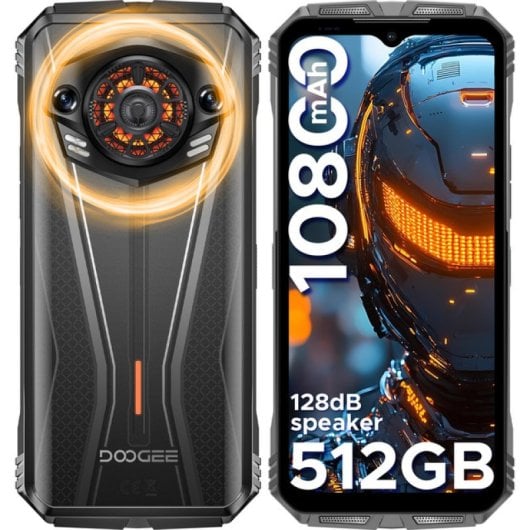 Doogee S Punk Pro 20GB 512GB Octa-Core 128dB Colunas 10800mAh Bateria IP69K