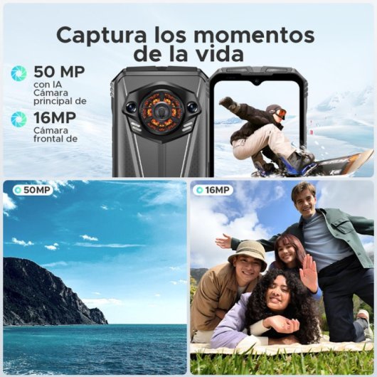 Doogee S Punk Pro 20GB 512GB Octa-Core 128dB Colunas 10800mAh Bateria IP69K