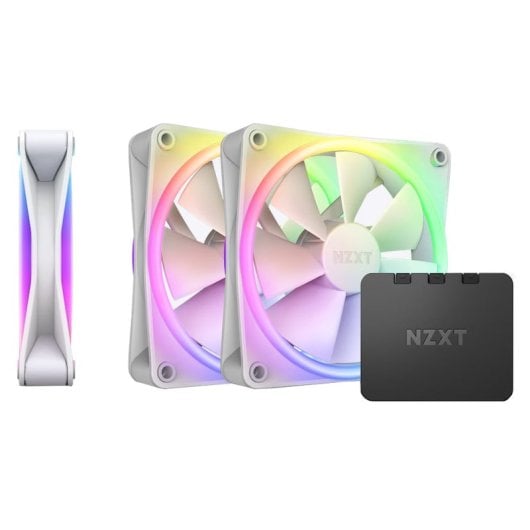 Ventilador suplementario NZXT F120 RGB Duo Triple Pack 120mm 1800RPM doble anillo 20 LEDs RGB