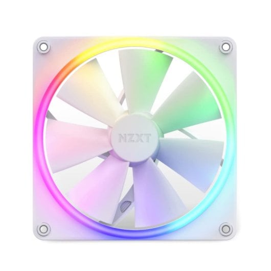 Ventilateur supplémentaire NZXT F140 RGB 140 mm PWM 18 LED blanches personnalisables CAM