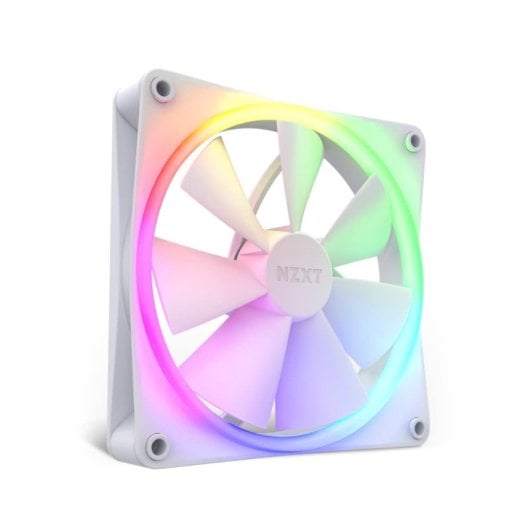 Ventilateur supplémentaire NZXT F140 RGB 140 mm PWM 18 LED blanches personnalisables CAM