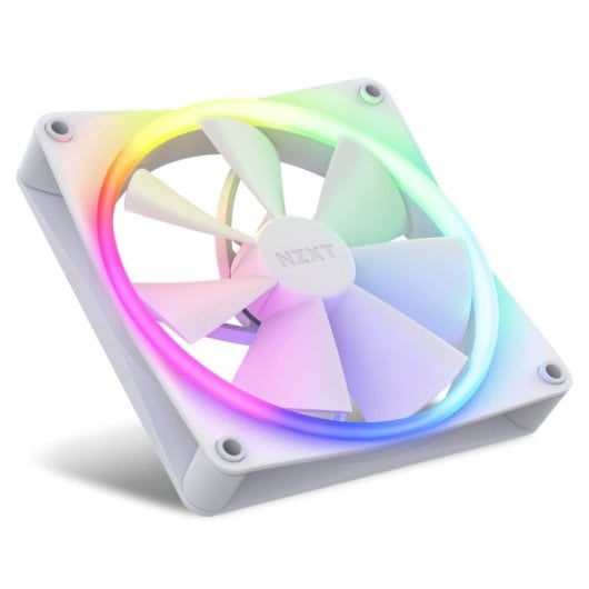 Ventilateur supplémentaire NZXT F140 RGB 140 mm PWM 18 LED blanches personnalisables CAM