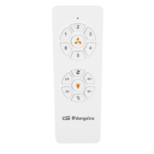 Ventilador de Techo con Luz Orbegozo CP 128105 40W 105cm 6 Velocidades Motor DC Silencioso con Mando