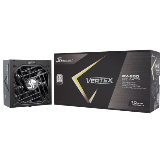 Fuente de Alimentación Seasonic 850W 80PLUS Platinum VERTEX PX-850 Modular Protección Avanzada