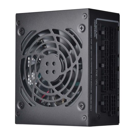 Silverstone 750-W-Netzteil, 80+ Gold-zertifiziert, SX750 Gold, modular, SFX, japanische Kondensatoren