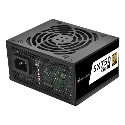 Silverstone 750-W-Netzteil, 80+ Gold-zertifiziert, SX750 Gold, modular, SFX, japanische Kondensatoren