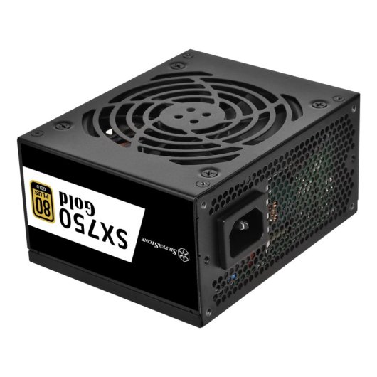 Silverstone 750-W-Netzteil, 80+ Gold-zertifiziert, SX750 Gold, modular, SFX, japanische Kondensatoren