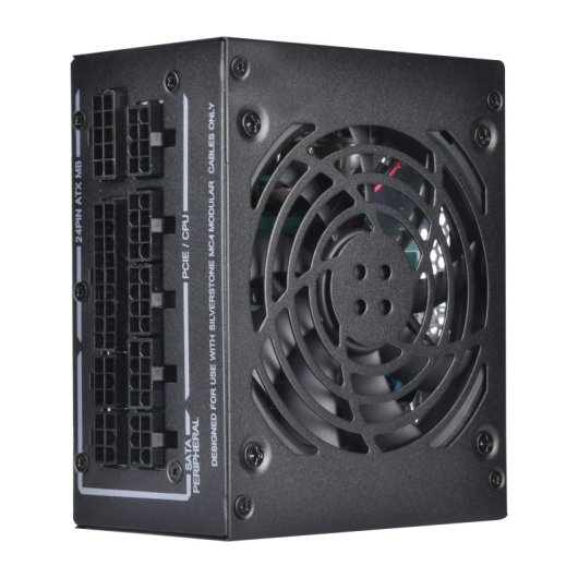 Silverstone 750-W-Netzteil, 80+ Gold-zertifiziert, SX750 Gold, modular, SFX, japanische Kondensatoren