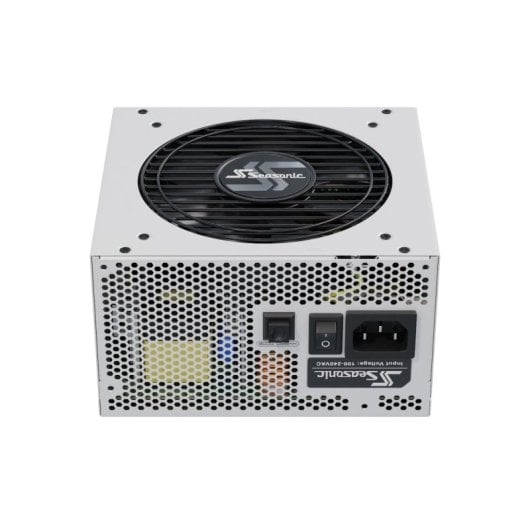 Alimentation Seasonic 850 W certifiée 80+ Gold ATX blanche avec ventilateur silencieux
