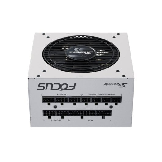 Alimentation Seasonic 850 W certifiée 80+ Gold ATX blanche avec ventilateur silencieux