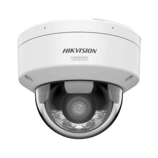 Cámara IP Hikvision DS-2CD2347G3-L 4MP ColorVu PoE 2.8mm Doble Micrófono IK10 IP67